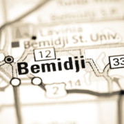 Bemidji.,Minnesota.,Usa,On,A,Map