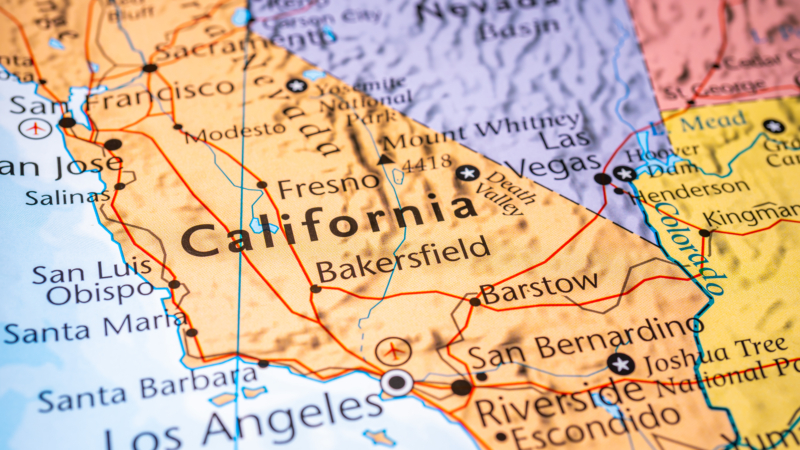 California,On,The,Map,Of,Usa