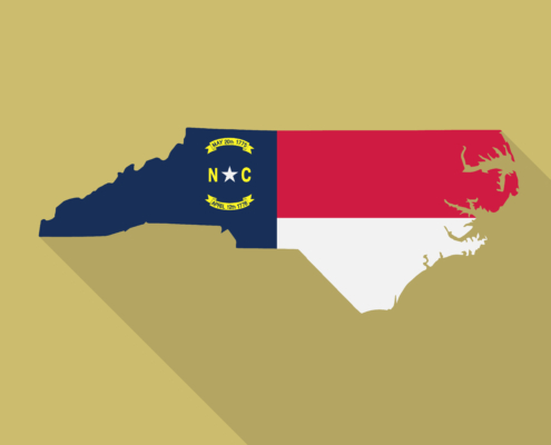 North,Carolina,Flag,map,Flat,Icon,With,Long,Shadow.,Vector,Eps10