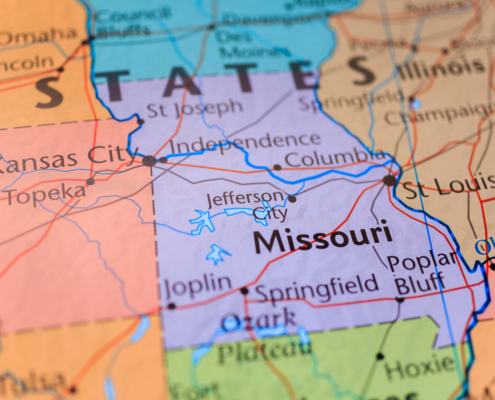 Map,Of,Missouri
