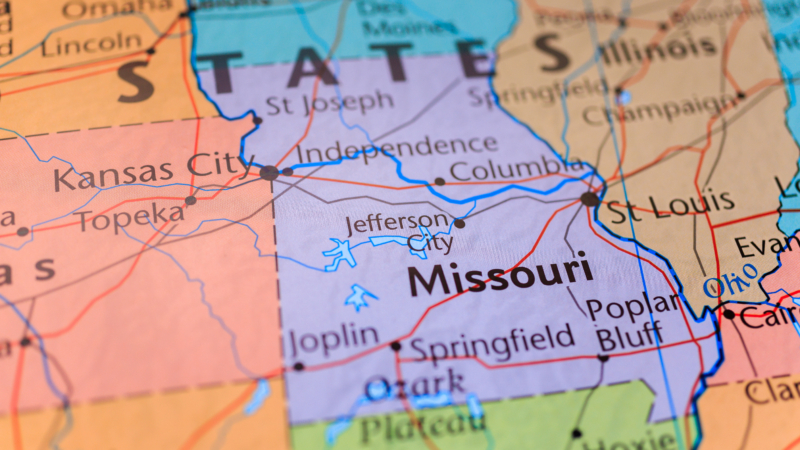 Map,Of,Missouri