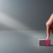 Hand,Pointing,At,Gender,Signs,,,Concept,Of,Gender,Confusion