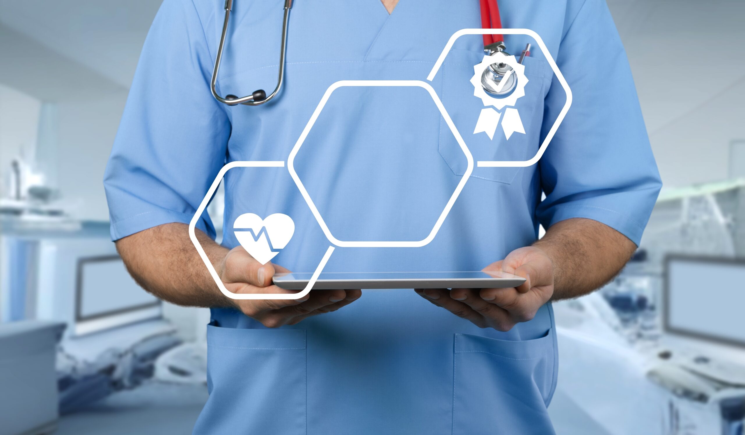 Medical,Accreditation,Concept,,Young,Medical,Worker