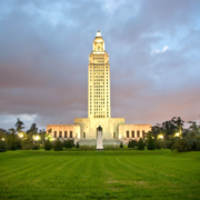 Louisiana,State,Capitol,-,Evening,View,Of,The,State,Capitol