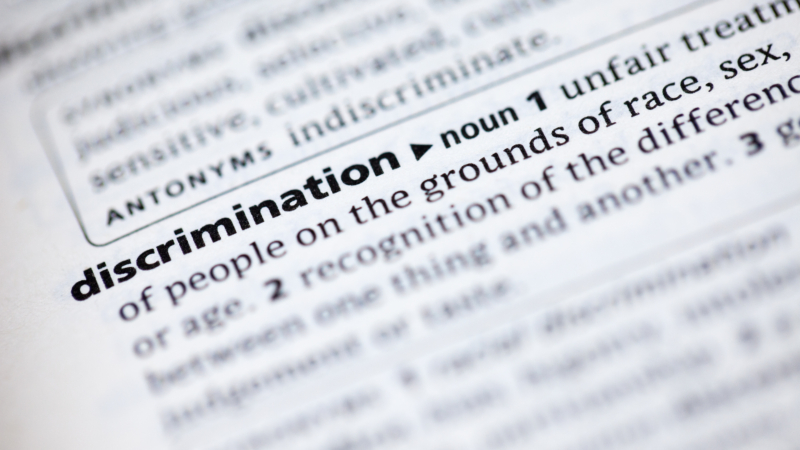 Close,Up,To,The,Dictionary,Definition,Of,Discrimination