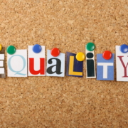 The,Word,Equality,In,Cut,Out,Magazine,Letters,Pinned,To