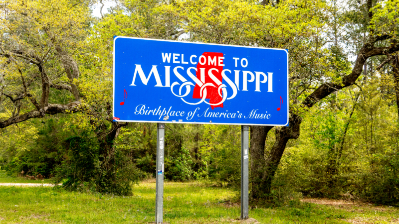Welcome,To,Mississippi,Sign,,Birthplace,Of,America’s,Music
