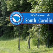 A,Welcome,Sign,At,The,South,Carolina,State,Line.