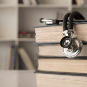 Stethoscope,On,Stack,Of,Medical,Guide,Book,For,Doctor,Learning