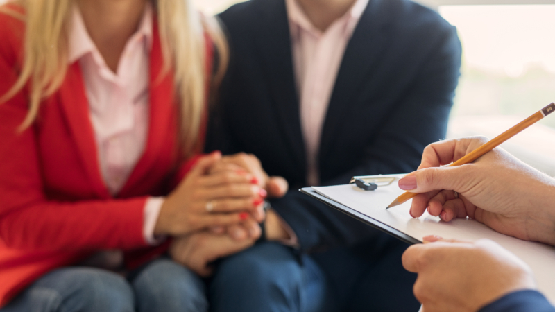 Husband,And,Wife,Supporting,Each,Other,At,Couple’s,Therapy