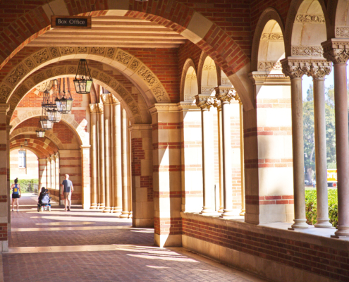 Corridoor,Outside,Ucla,Library
