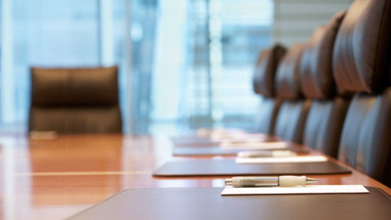 Closeup,Of,An,Empty,Conference,Room,Before,Meeting