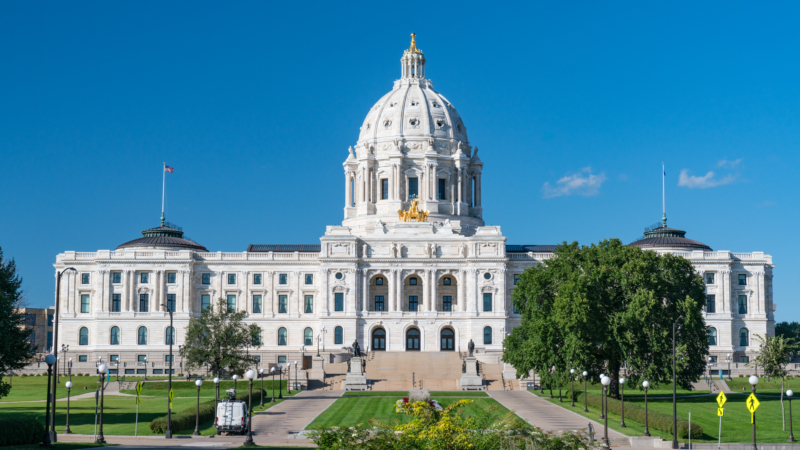 Facade,Of,The,Minnesota,State,Capitol,Building,In,St,Paul