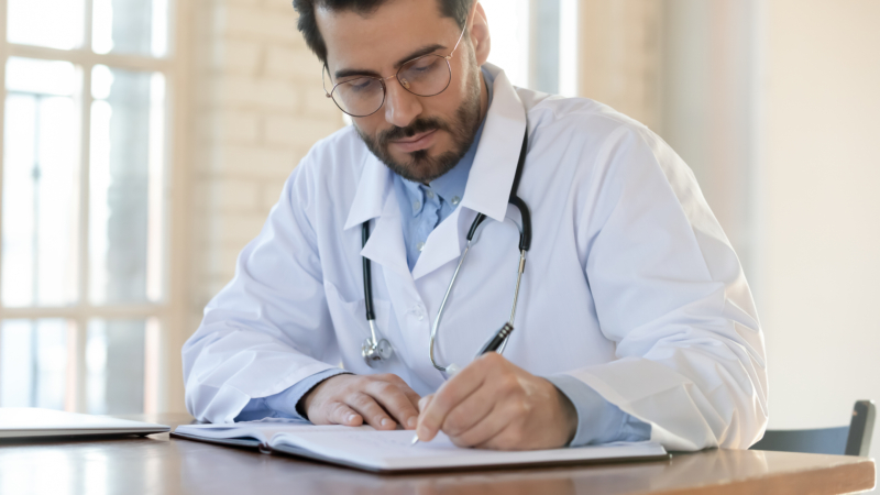 Serious,Attentive,Young,Male,Doctor,Qualified,Specialist,Surgeon,Therapist,Focused
