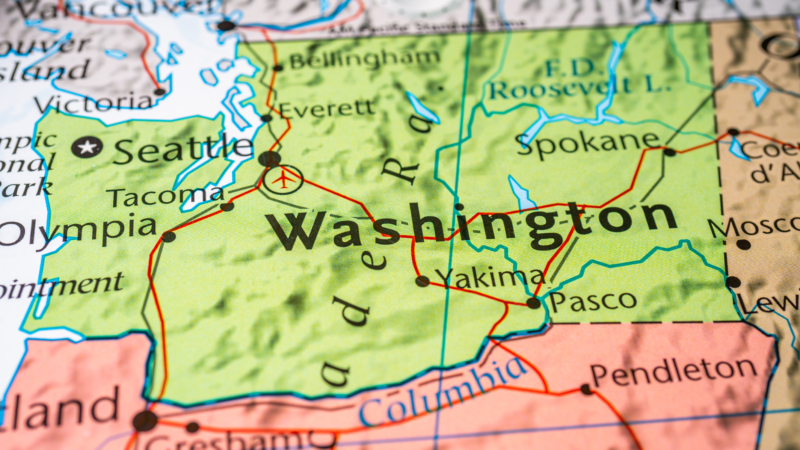 Washington,On,The,Usa,Map