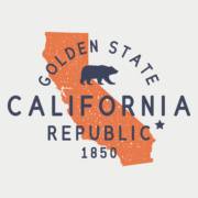 California,State,Logo,,Emblem,,Label.,The,Golden,State.,Print,For