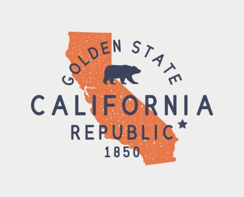 California,State,Logo,,Emblem,,Label.,The,Golden,State.,Print,For