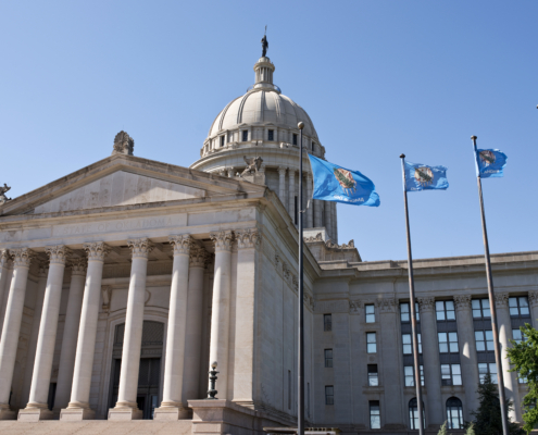 Oklahoma,Capital,Building,Located,In,Oklahoma,city.