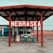 Old,Gas,Station,Signs,In,Nebraska