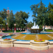 Patsy,And,Forrest,Shumway,Fountain,On,University,Of,Southern,California