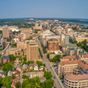 Aerial,View,Of,A,Large,University,In,Madison,,Wisconsin