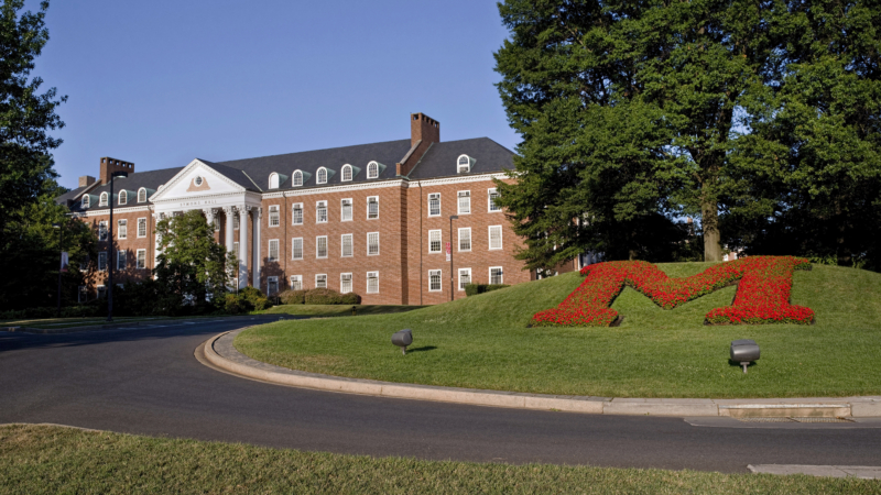 University,Of,Maryland,Front,Entrance.