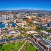 Aerial,View,Of,A,Large,Public,University,In,The,Phoenix