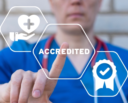 Concept,Of,Medical,Accreditation.,Accredited,Healthcare.
