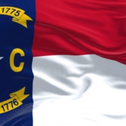 North,Carolina,State,Flag,Waving.,North,Carolina,Is,A,State