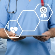 Medical,Accreditation,Concept,,Young,Medical,Worker