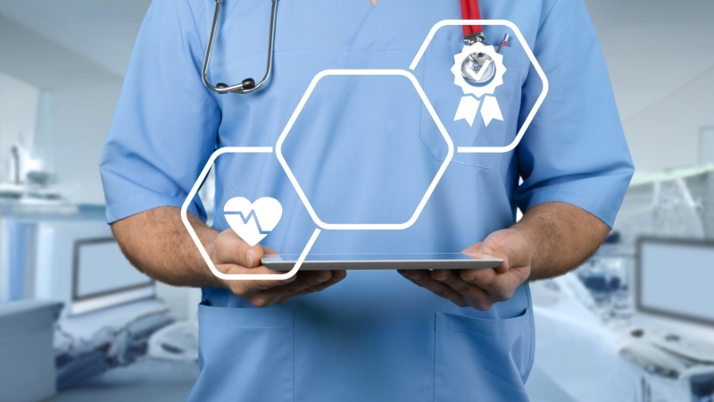 Medical,Accreditation,Concept,,Young,Medical,Worker