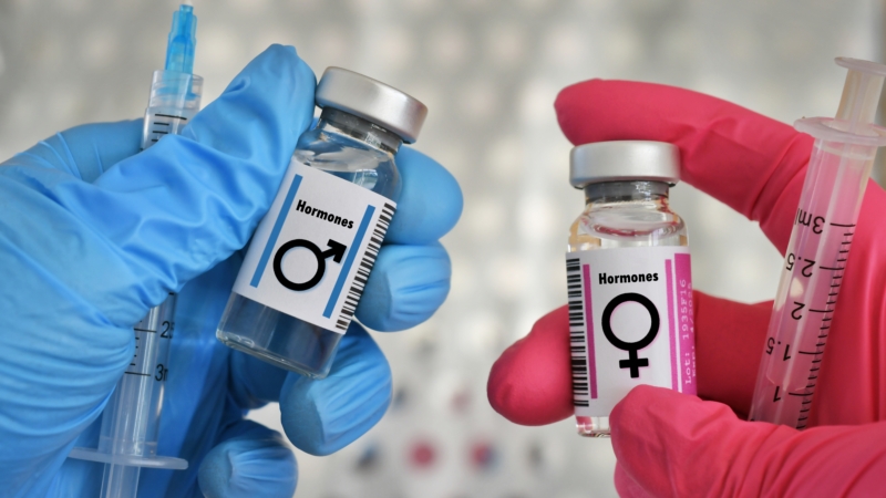 Transgender,Hormone,Therapy,Injections,Concept,-,Vials,Of,Testosterone,Male
