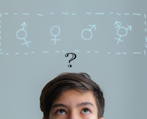 Gender,Confusion,In,Teenager.,A,Teen,Boy,Look,Up,At