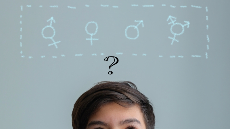 Gender,Confusion,In,Teenager.,A,Teen,Boy,Look,Up,At