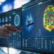 Modern,Medical,Research,Center:,Anonymous,Doctor,Pointing,At,Desktop,Computer
