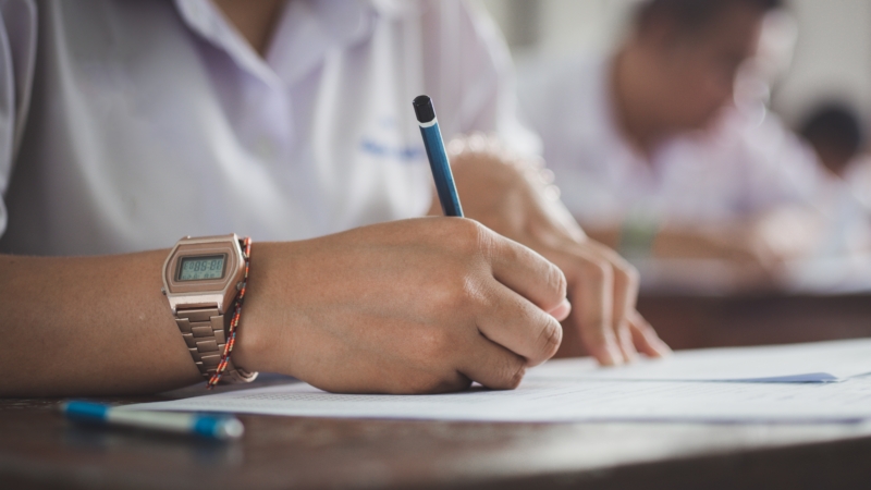 Assessment,Examination,Of,High,School,Students,Dressed,In,Uniform.the,Students