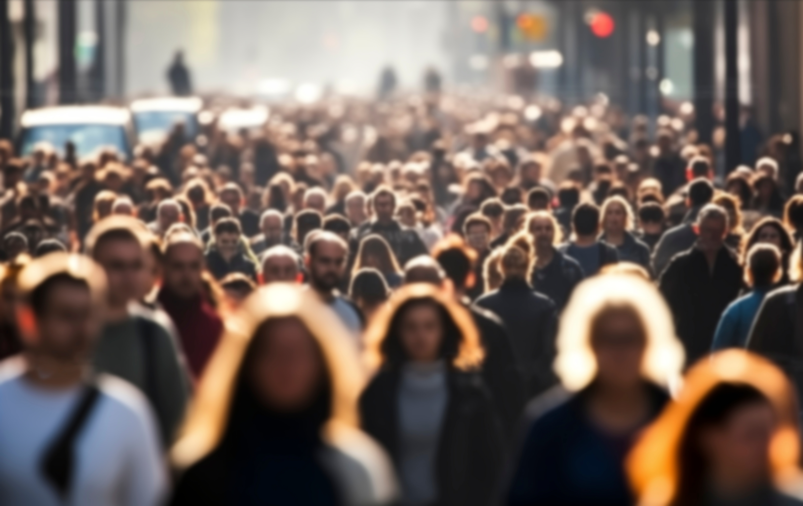 Crowd,On,Busy,Street.urban,Life.blurred,Defocused,Of,Unrecognized,Crowd,People