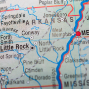 Map,View,Of,Arkansas,State
