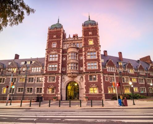 Very,Old,Building,In,University,Of,Pennsylvania,In,Philadelphia,,Pennsylvania