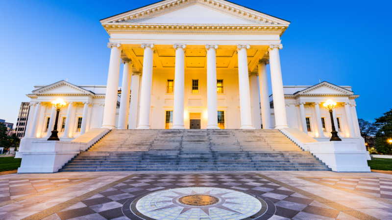Virginia,State,Capitol,In,Richmond,,Virginia,,Usa.