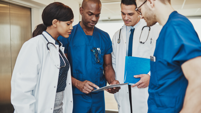 Medical,Team,Having,A,Emergency,Meeting,At,Hospital