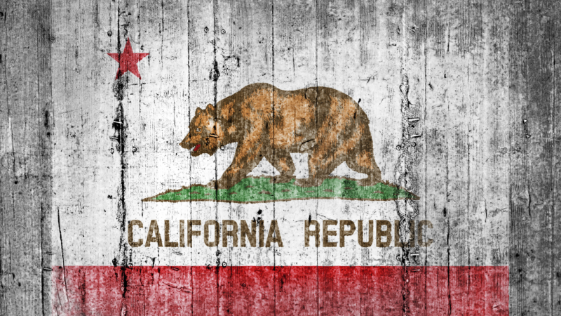 California,Concrete,Flag