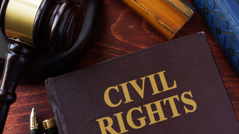 Civil,Rights,Title,On,A,Book,And,Gavel.
