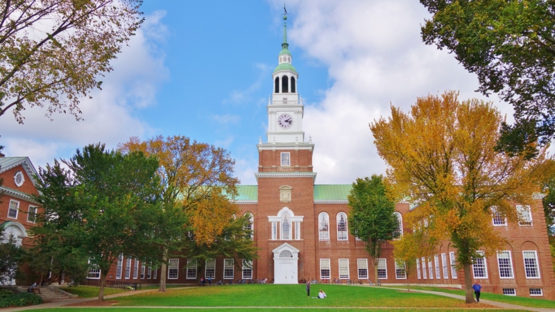 Looking,Down,The,Dartmouth,Green,With,Trees,Beginning,To,Show