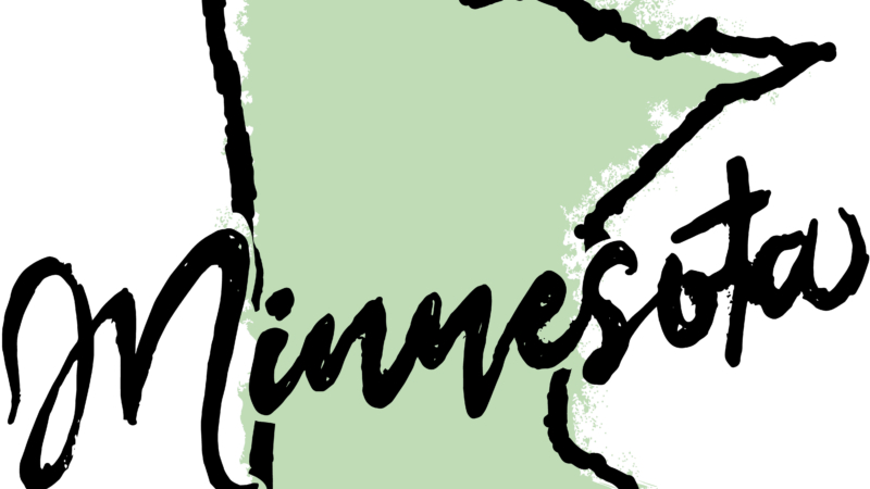 Hand,Drawn,Minnesota,State,Graphic