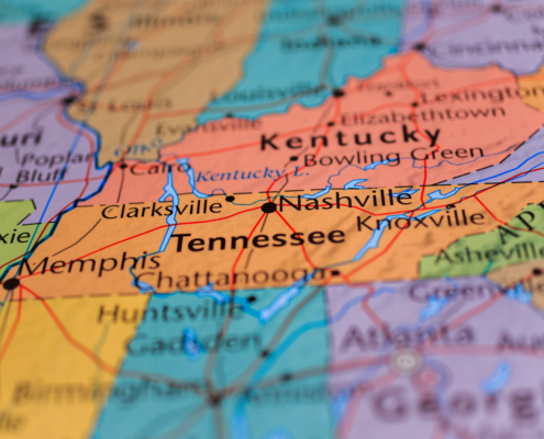 Tennessee,On,The,Map