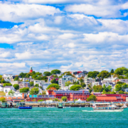 Portland,,Maine,,Usa,Coastal,Townscape.