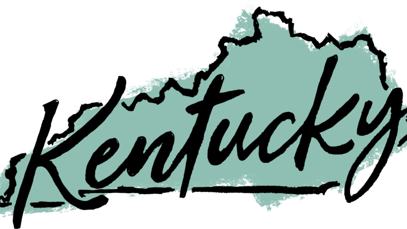 Hand,Drawn,Kentucky,State,Graphic