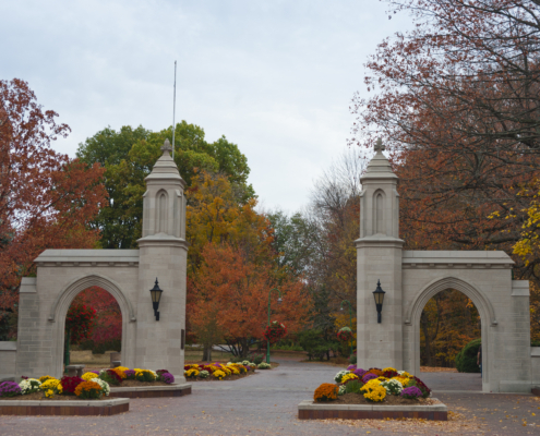 The,Entrance,To,The,Campus,At,Indiana,University,In,Bloomington,