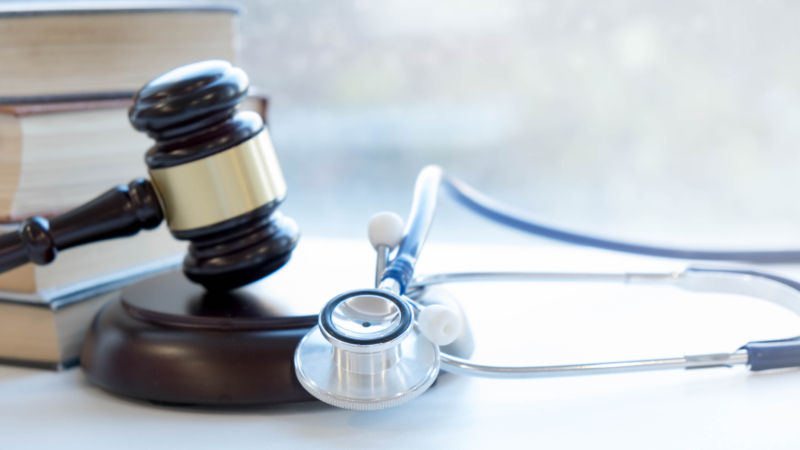 Gavel,And,Stethoscope.,Medical,Jurisprudence.,Legal,Definition,Of,Medical,Malpractice.